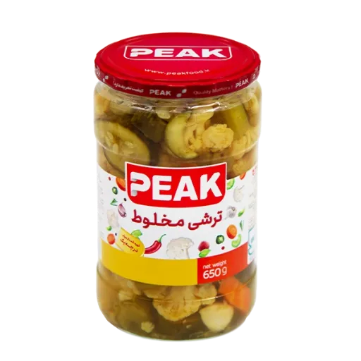 ترشي مخلوط 670گرم پيک 