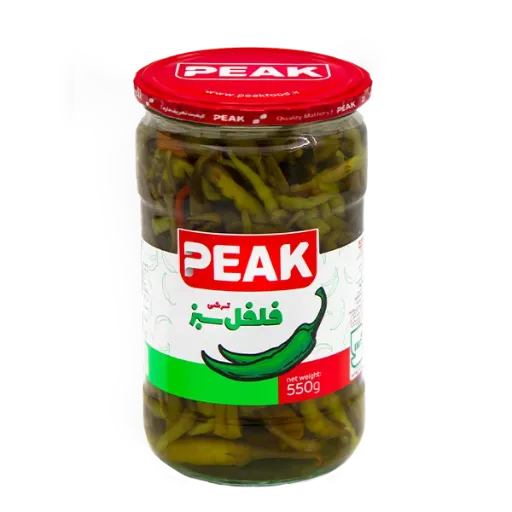 ترشي فلفل سبز 650گرم پيک