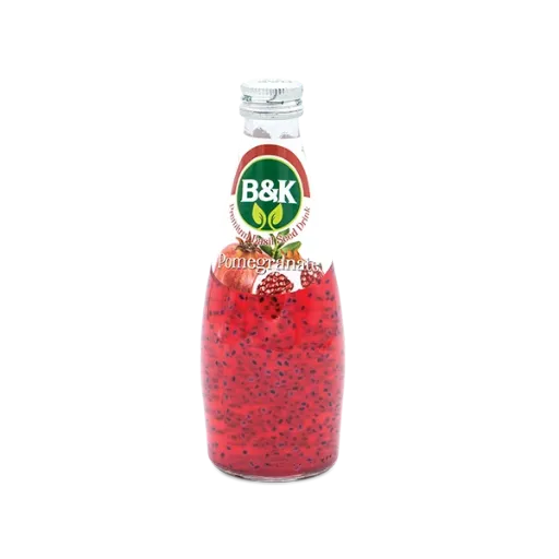 نوشيدني انار بذرريحان B&K