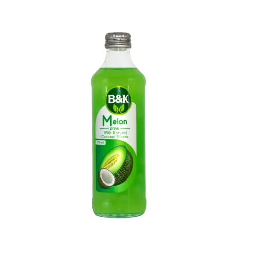 نوشيدني طالبي حاوي تکه هاي نارگيل B&K