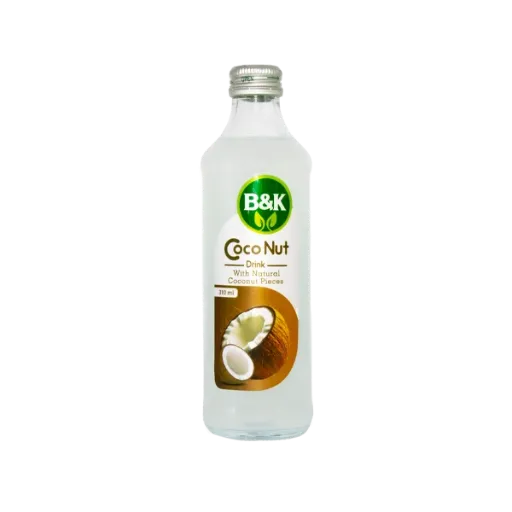 نوشيدني نارگيل حاوي تکه هاي نارگيل B&K