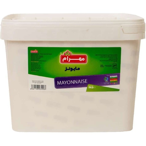 سس دبه مايونز پرچرب 8 کيلويي مهرام